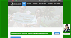 Desktop Screenshot of infotourlombok.com